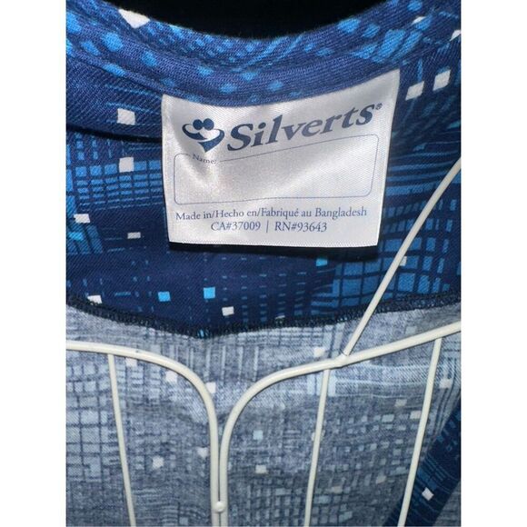 NEW WITH TAGS Men's Assisted Dressing Hospital & Home Care Gown Men's Size small - Picture 9 of 11